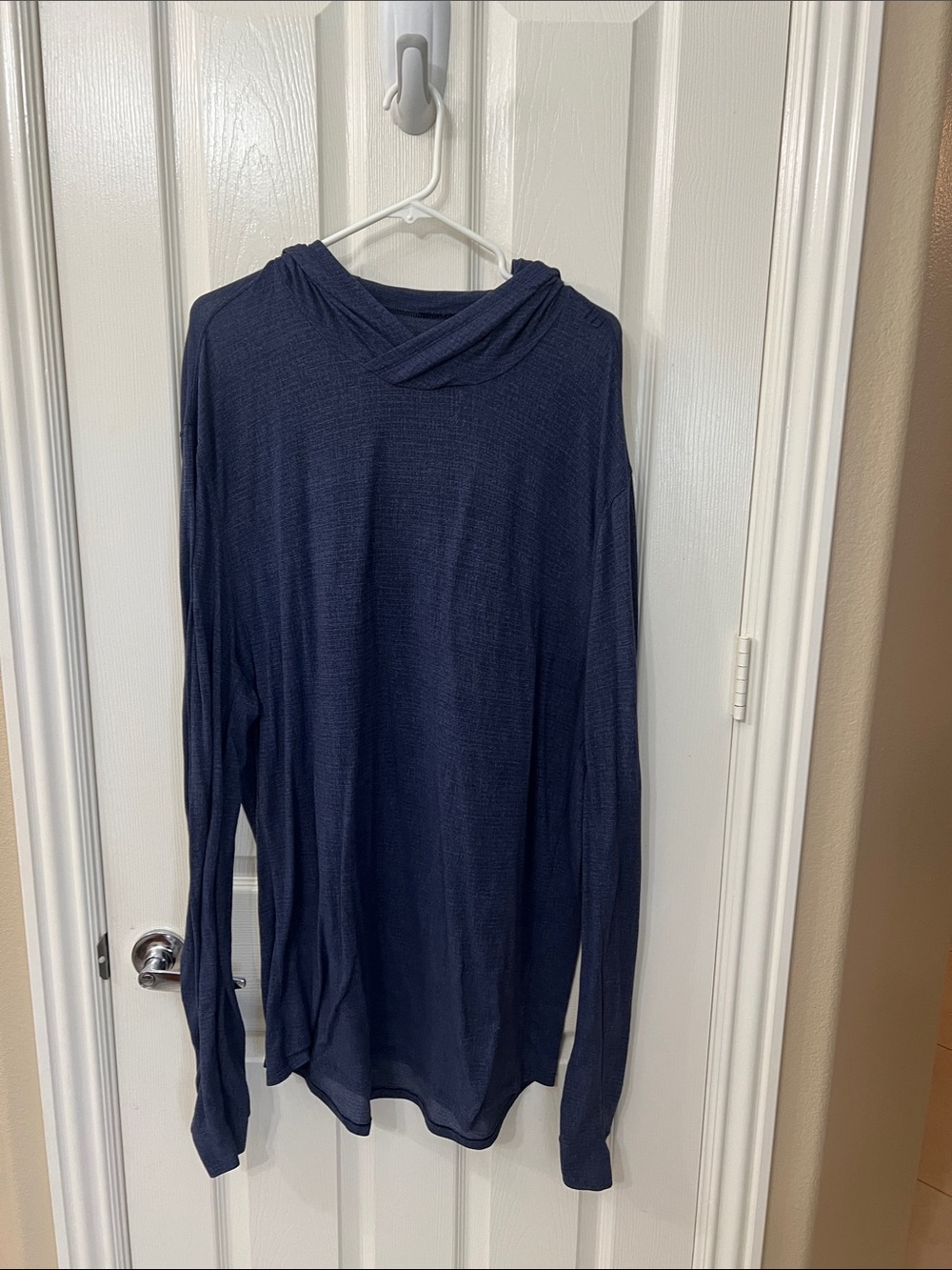 lululemon Mens French Terry oversize Navy Hoodie
